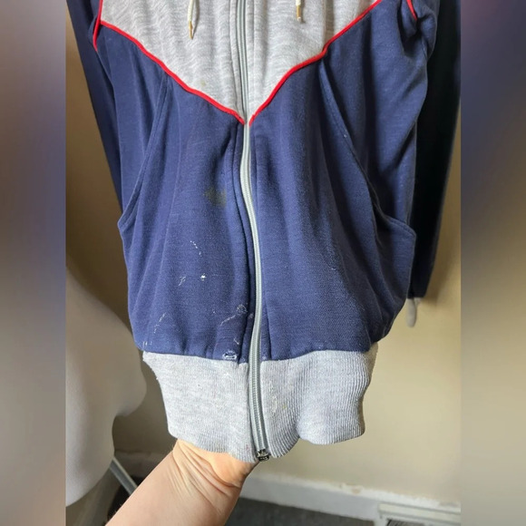 Vintage Nike Blue Tag Made in Taiwan Zip Up Jacket, size XL - Picture 8 of 12